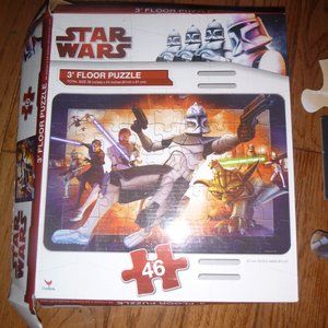 Star Wars The Clone Wars 3' x 2' Floor Puzzle 46ps